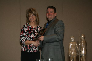 Pam Mendenhall was awarded the "Petroleum Professional Woman of the Year" award in 2011 at IOGA